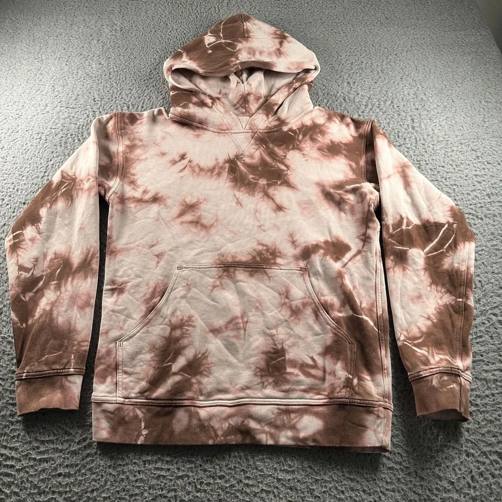 Lululemon All Yours Hoodie Womens 6 Earth Dye Pullover Pink Brown Fleece‎